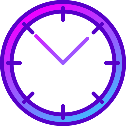 tiempo Generic Lineal Color Gradient icono