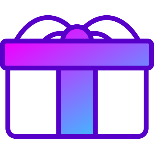 Подарочная коробка Generic Lineal Color Gradient иконка