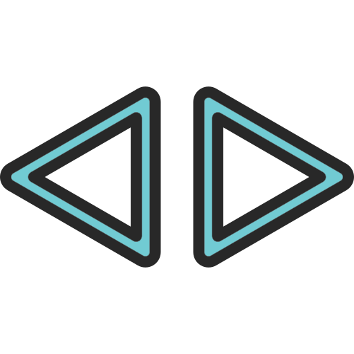 Left and right Generic Outline Color icon