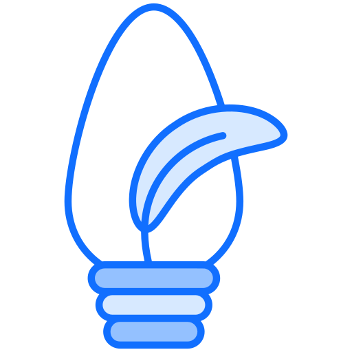 lâmpada ecológica Generic Blue Ícone