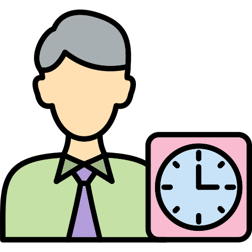 gestión del tiempo Generic Detailed Outline icono