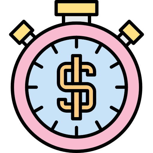 il tempo è denaro Generic Detailed Outline icona