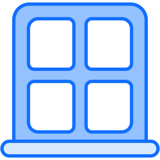 창문 Generic Blue icon