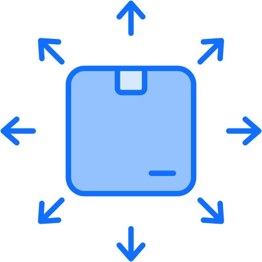분포 Generic Blue icon