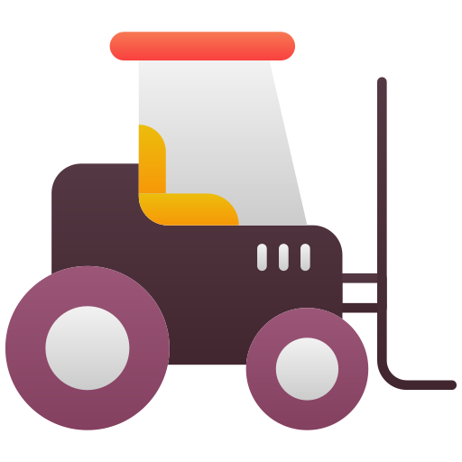 Forklift Generic Flat Gradient icon