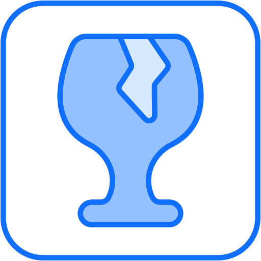 Fragile Generic Blue icon
