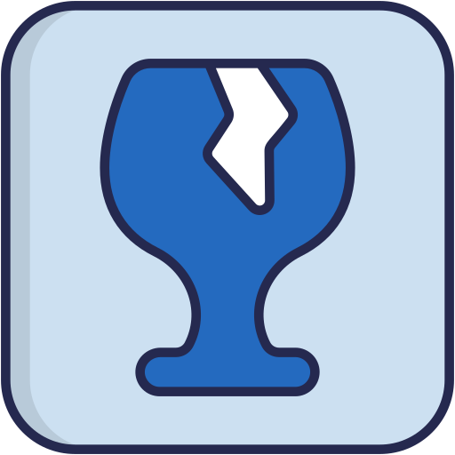 fragil Generic Outline Color icon