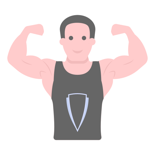 bodybuilder Generic Flat icoon