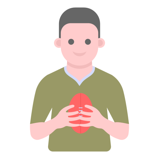 rugby Generic Flat icono