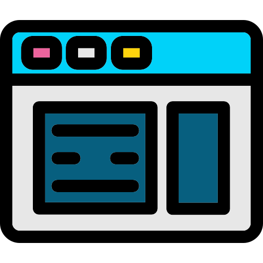 webseite Generic Outline Color icon