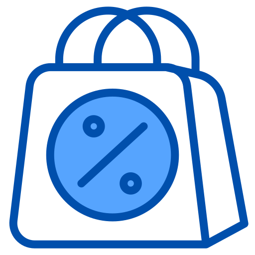 rabatt-tasche Generic Blue icon