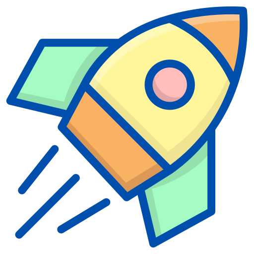 raket Generic Outline Color icoon