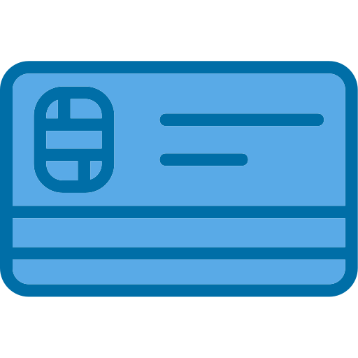 carta di credito Generic Blue icona