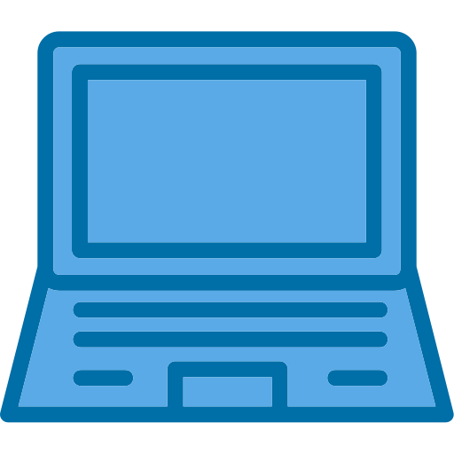 laptop Generic Blue icon