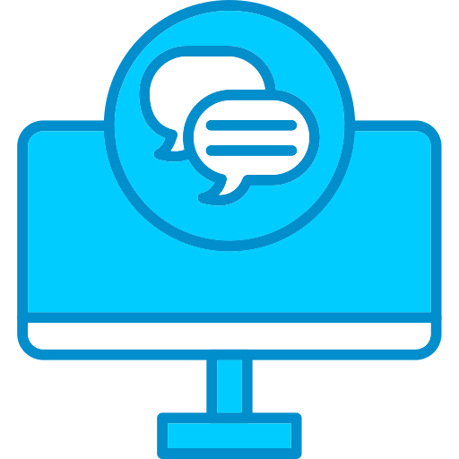 ventana de chat Generic Blue icono