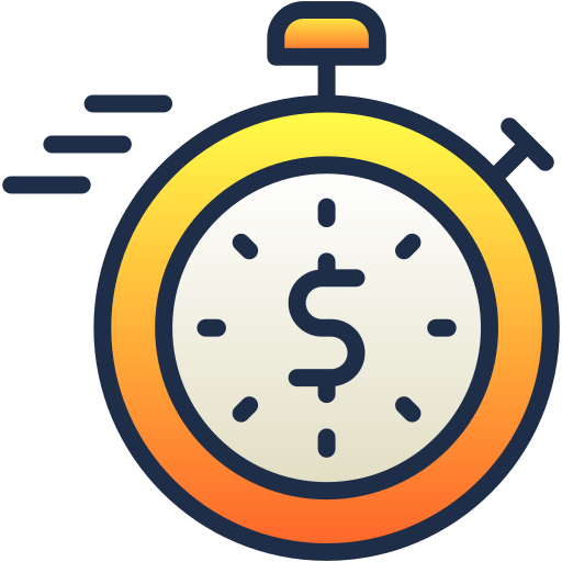 Время - деньги Generic Lineal Color Gradient иконка
