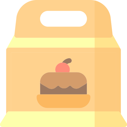 Коробка для торта Generic Flat иконка