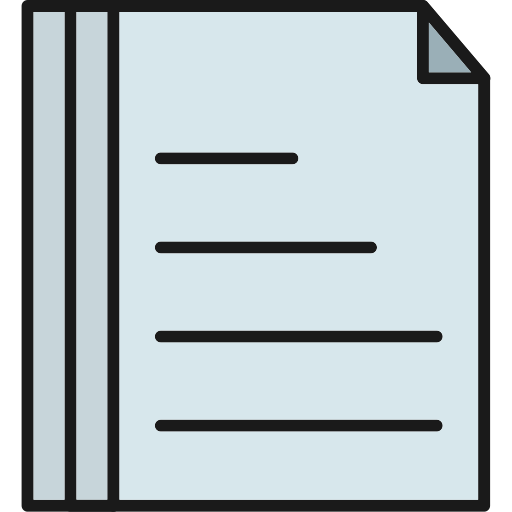 unterlagen Generic Outline Color icon