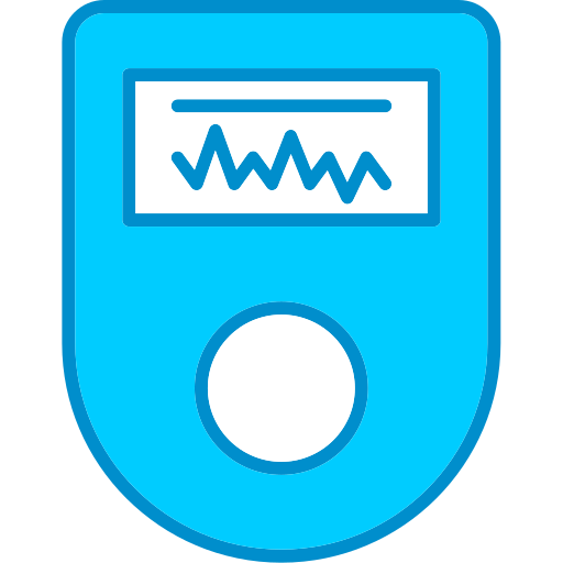 oxímetro de pulso Generic Blue icono