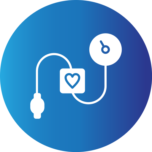 血圧計 Generic Blue icon