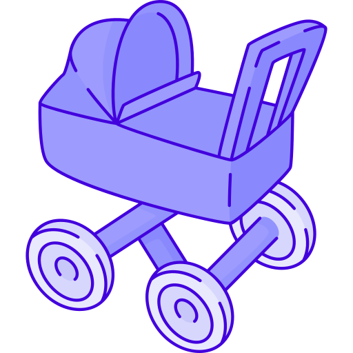 cochecito de bebé Generic Outline Color icono