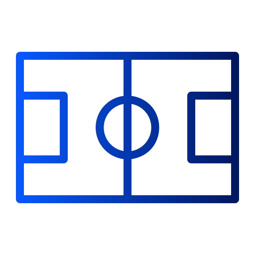 campo de futebol Generic Gradient Ícone