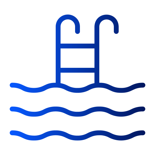 Плавательный бассейн Generic Gradient иконка