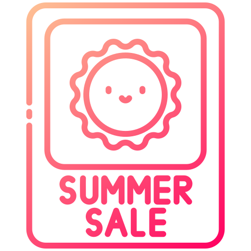 Summer sale Generic Gradient icon