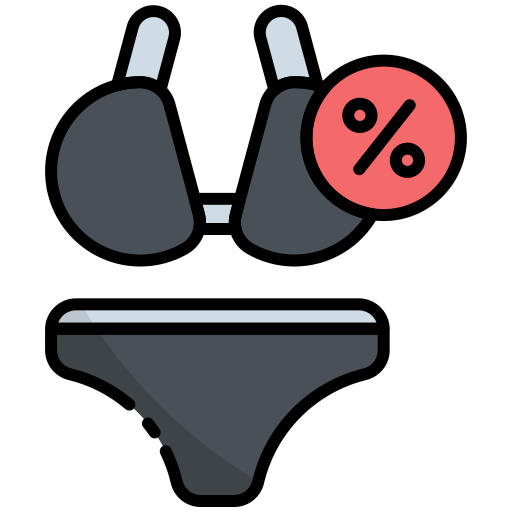 bikini Generic Outline Color icono