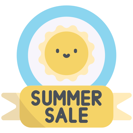 venta de verano Generic Flat icono