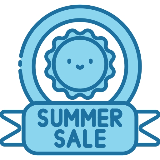 venta de verano Generic Blue icono