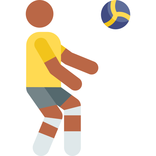 volleybal Pictograms Colour icoon