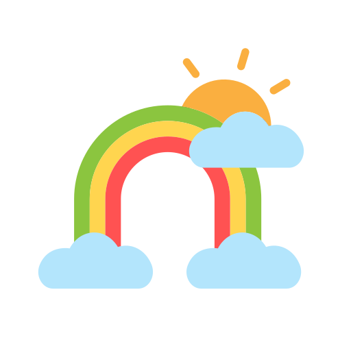Rainbows Generic Flat icon