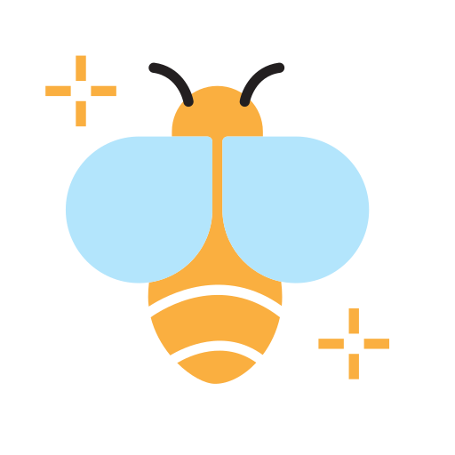 les abeilles Generic Flat Icône