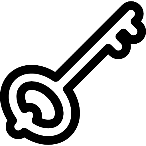 키 Basic Rounded Lineal icon