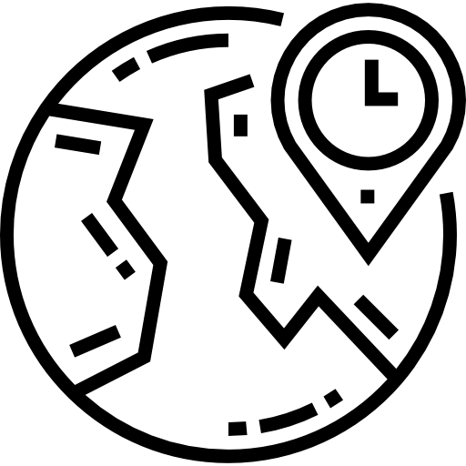 지구 행성 Detailed Straight Lineal icon