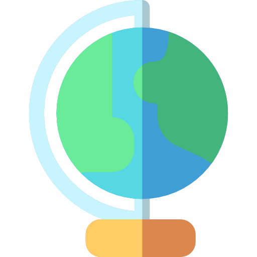 지구 지구 Basic Rounded Flat icon