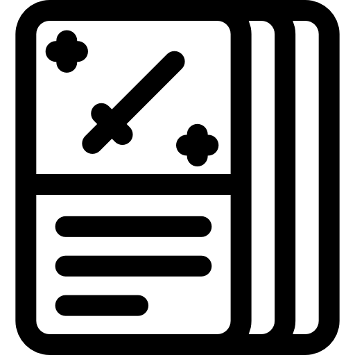 gra karciana Basic Rounded Lineal ikona