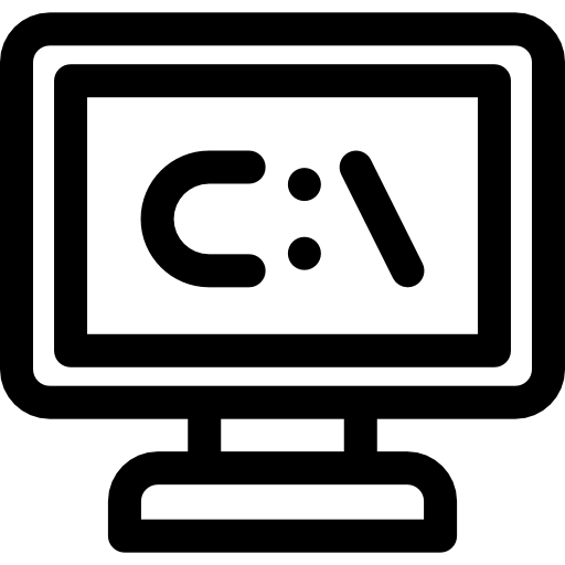 컴퓨터 Basic Rounded Lineal icon