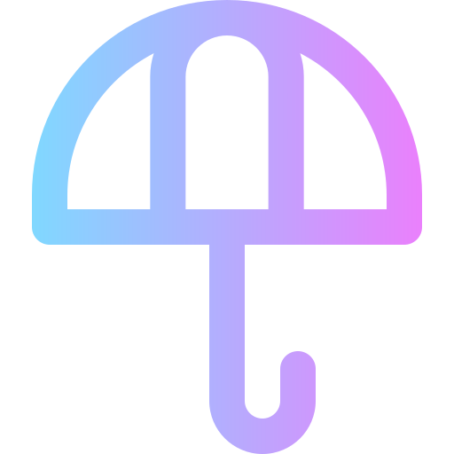 parasol Super Basic Rounded Gradient ikona