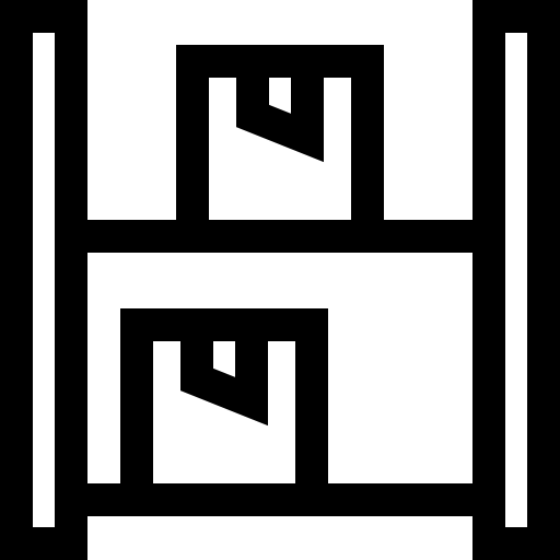 rayonnage Basic Straight Lineal Icône