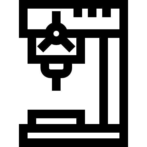 perforar Basic Straight Lineal icono