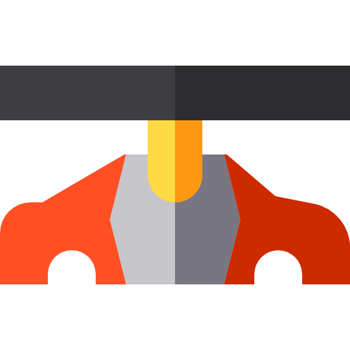 coche Basic Straight Flat icono
