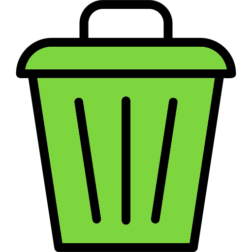 basura Generic Outline Color icono