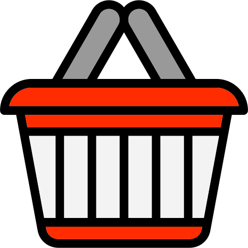 Shopping basket Generic Outline Color icon