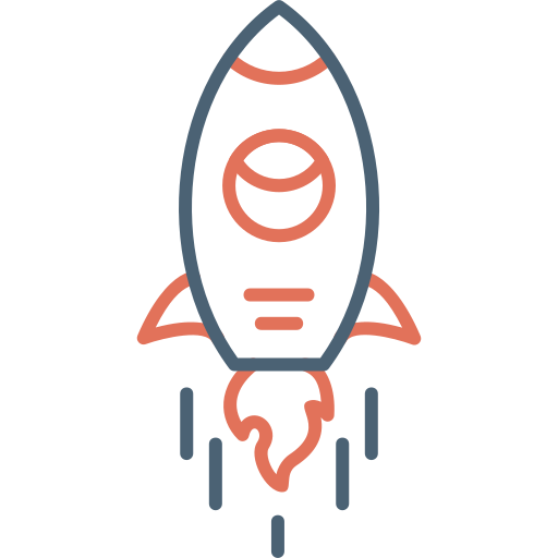 Spaceship Generic Outline Color icon