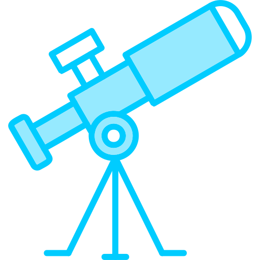 telescopio Generic Blue icono
