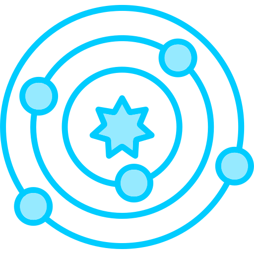 태양계 Generic Blue icon