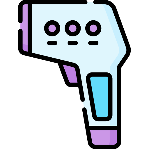 pistola termometro Special Lineal color icona