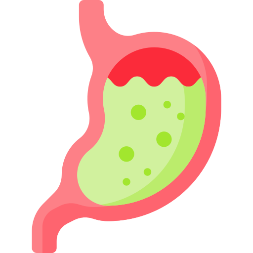 Gastric reflux Special Flat icon